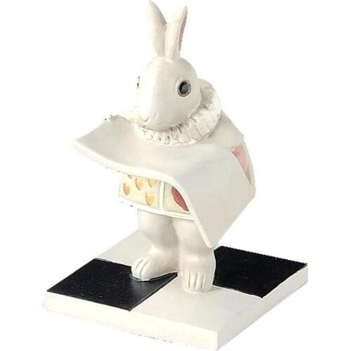 Cute Pet Cute Bunny Mobile Phone Stand Ring Pendant Jewelry Stand Storage Box Zodiac Rabbit Ornament Gift