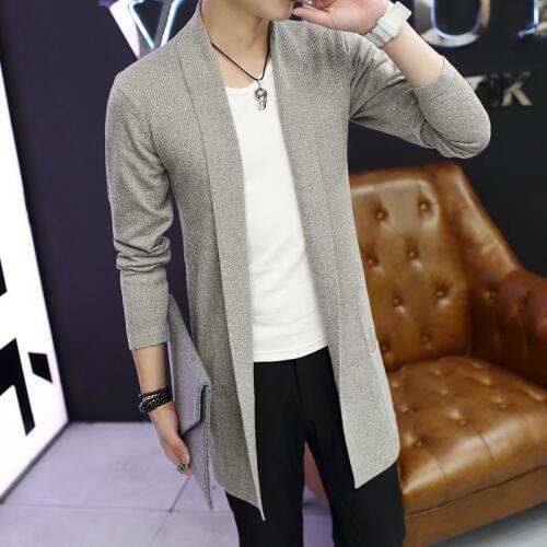 New Arrival Mens Sweater Autumn Fashion Male Cardigan Long Sleeve Sweaters Casual Korean Style Hooded Cardigans Hombre