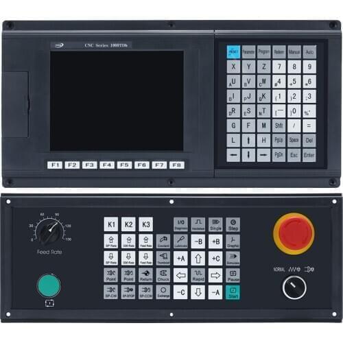 New version 5 Axis CNC Lathe Controller for Lathe&Turning Machine English Panel G CODE servo stepper