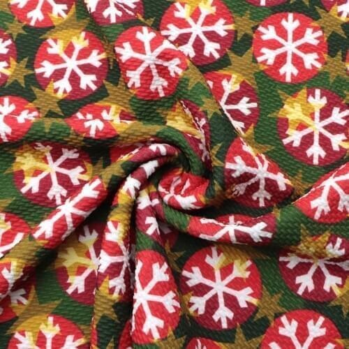 Christmas Bullet Jacquard Twill Bubble Knit Fabric Sewing Quilting Fabrics Quality for Needlework Liverpool Fabric,c13679