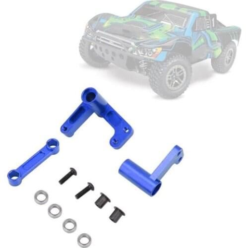 Aluminum Alloy Steering Kit For TRAXXAS Bandit/ Ruster/ Slash 2WD RC Car