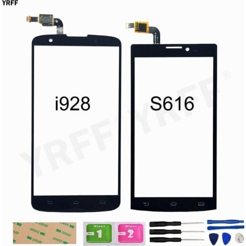 TouchScreen For Philips I928 S616 Touch Screen Digitizer Touch Front Glass Panel Sensor Adhesive Wipes