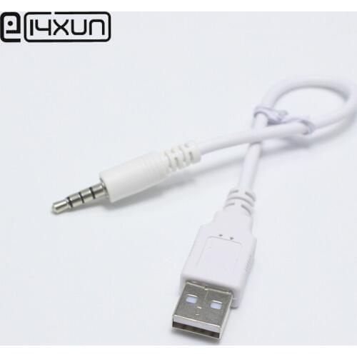 EClyxun 1pcs USB 2.0 Type A Male Plug To 3.5mm AUX Audio Cable Charging Connector for connect OTG to Phone