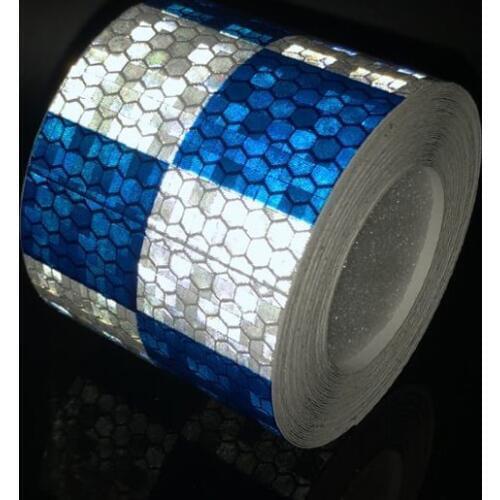 5cmx1m Car Reflective Material Tape Sticker Automobile Motorcycles Safety Warning Tape Reflective Film Car Stickers