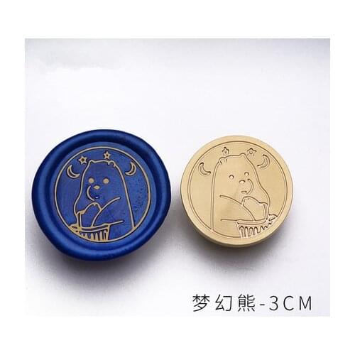 Wax Seal Stamp Retro Antique Sealing Wax Scrapbooking Stamps HEAD Wedding Decorative Metal Handle with love map Tree FLOWER ROSE