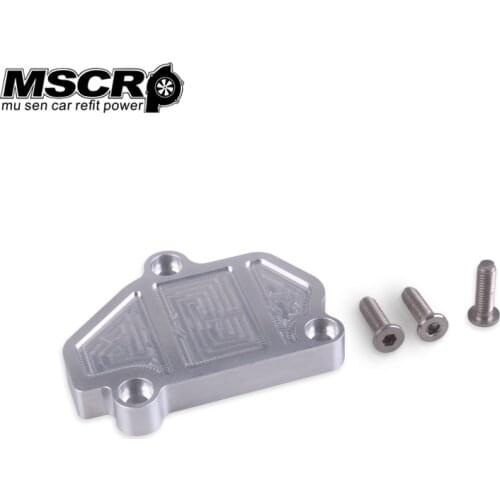 High quality metal Billet B-Series Vtec Block Off Plate for Honda Acura Silver Car Accessories