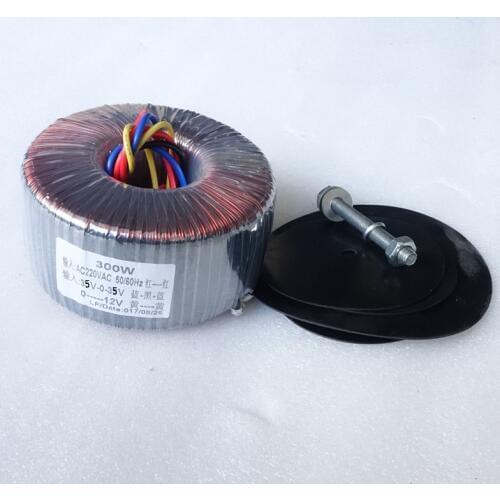 WEILIANG AUDIO 300W toroidal transformer output 35V-0-35V 0-12V