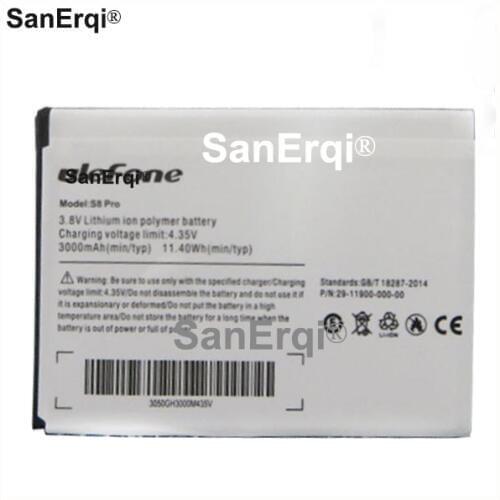 10pcs battery For Ulefone S8 S8 Pro battery 3000mAh 5.3inch MTK6737 MTK6580 Battery Batteria Akku