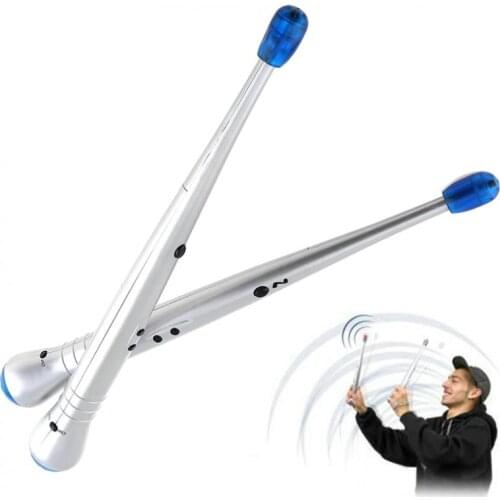 2pcs Electronic Drumsticks Create Drum Sticks Crash & Snare Sounds with Sensitive Tip Speaker Percussion Instruments