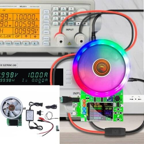 50LB DL24P 4-WIRE Battery Capacity Tester Electronic Load Power Tester Discharge Meter