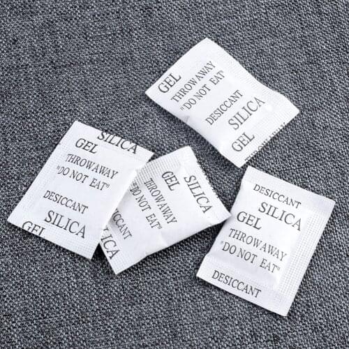 50/100/200 Packs Non-toxic Silica Gel Desiccant Damp Moisture Absorber Dehumidifier Bag For Room Kitchen Clothes Food Storage