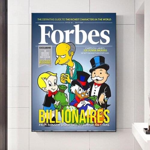 Abstract Pop Banksy Disney HD Prints Picture Wall Donald Duck Artwork Modular Painting Poster Canvas for Living Room Decoration