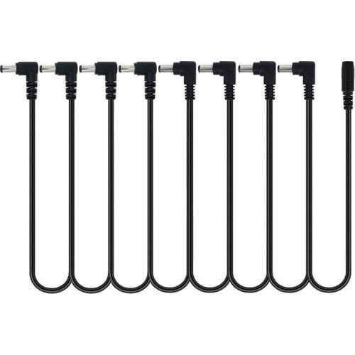 Daisy Chain 1 to 3 5 6 8 Ways Guitar Effects Pedal Accessories Power Supply Cable for 9V DC Adapter Plug