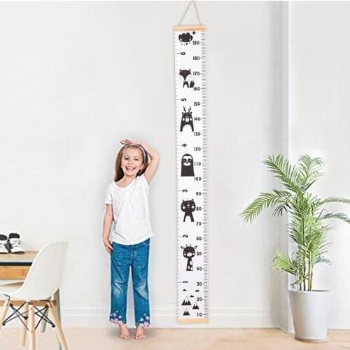 Baby wall hanging height ruler decoration wall stickers childrens accessories bedroom growth chart home decoration