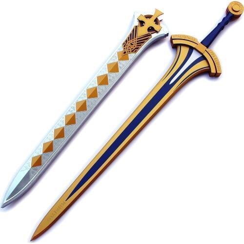 Excalibur Fate King Arthur Pendragon Saber Cosplay Sword and Scabbard Costume Prop