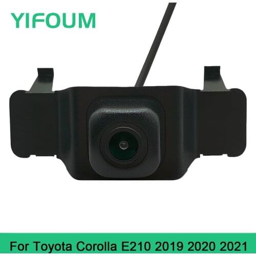 YIFOUM HD CCD Car Front View Parking Night Vision Positive Waterproof Logo Camera For Toyota Corolla E210 2018 2019 2020 2021