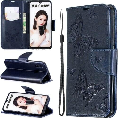 For Leather Flip Wallet Case For Huawei P Smart Plus 2019 Honor 10 Lite Nova 3i Enjoy 7s Cases Phone Holder Case Coque