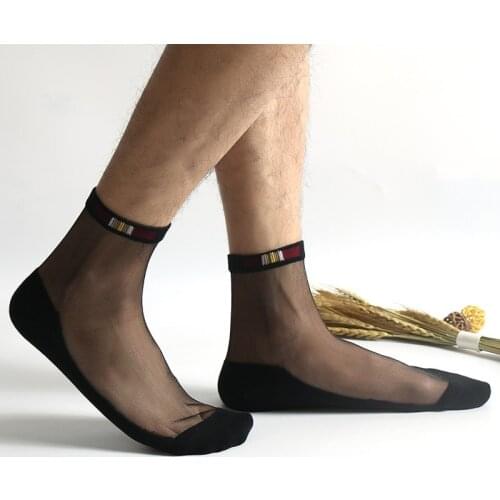 MenS Bussiness Ultra-Thin Jacquard Socks Summer Casual Breathable Midium Socks Male Cotton Glass Fashion Simple Cool Socks 2021