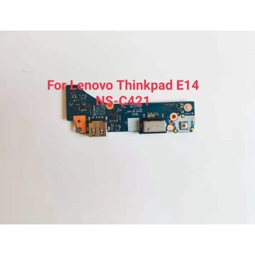 New Original Genuine For LENOVO ThinkPad E14 USB IO Power Button Board NS-C421