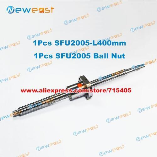 SFU2005 400mm RM2005 400mm with SFU2005 ballnut + end machining for DIY cnc part