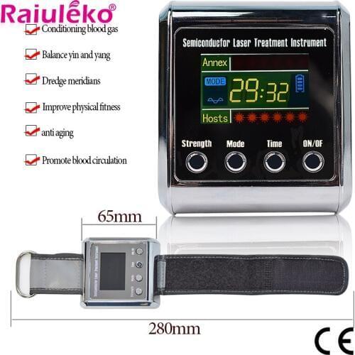 650nm diode laser Physiotherapy Device LLLT For hypertension cerebral diabetes rhinitis cholesterol thrombosis treatment