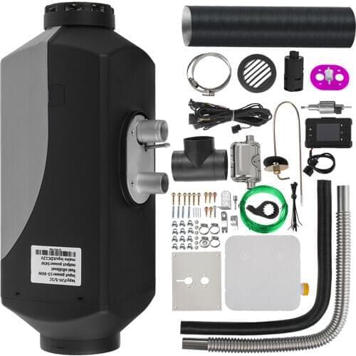 12V 5KW Diesel Air Heater Electric Diesel Heater Radiator with LCD Monitor for Caravan and Bus Heater