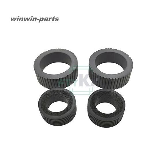 1 Set FOR Fujitsu Fi-6130 Fi-6130Z Fi-6140 Fi-6140Z Fi-6230 Fi-6230Z Fi-6240 Pickup Roller Rubber Kit PA03540-0001 PA03540-0002