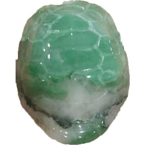 2pcs Natural Crystal Miscellaneous Stone Turtle Shell Healing Reiki Magic Repair Chakra Mineral Quartz Room Home Decoration