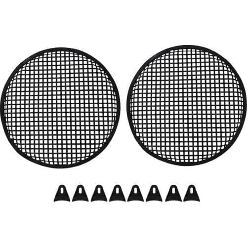 Car Audio Speaker SubWoofer Grille Guard Protector Cover 12 inch 2pcs