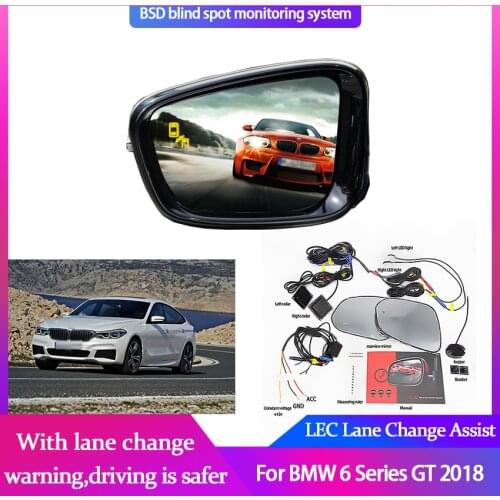 Car Blind Spot Mirror Radar Detection System for BMW 6 Series GT 2018 BSM BSD Monitor Lane Change Assist Parking Radar Warning