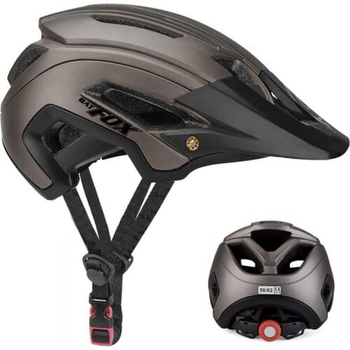 Batfox Bicycle Helmet Ultralight Cycling Helmet Casco Ciclismo Integrally-molded Bike Helmet Road Mountain MTB Helmet L/M56-62cm