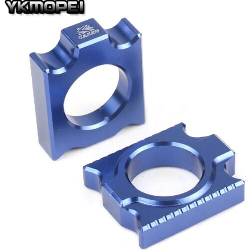 CNC Rear Chain Adjuster Axle Block For YZ250F 12-18 YZ450F 10-17 YZF250 YZF450 Motocross Dirt Bike Off Road Free Shipping