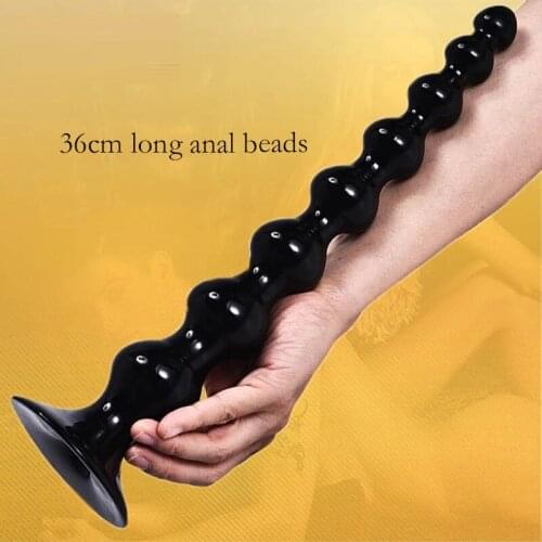 Big Long Anal Ball Prostate Massager Anus Beads Sex Products Anal Dildo Sex Toys for Woman Adult Butt Plug Dilatador Erotic Bdsm