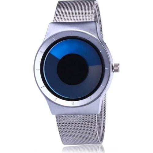 Creative Swirl Pointerless Watch Luminous Simple Unisex Student Waterproof Personality Fashion Trend Watch