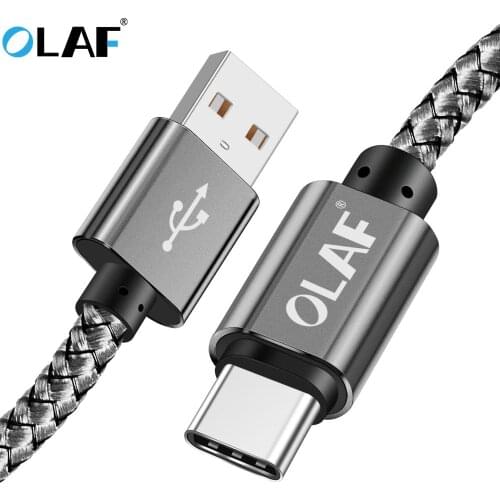 Olaf USB Type C Cable Fast Charging USB C Cable Data Cable For Samsung S8 S9 For Xiaomi mi 8 For Huawei P20 lite/pro For Oneplus