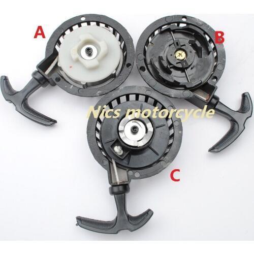 Mini motorcycle 49CC Pull Start Starter Recoil Assembly Bicycle Motor Engine Motorized Dirt Bike Push ATV