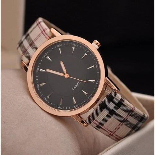 Fashion Brand Women Men Watch Luxury Rose Gold High Quality Quartz Watch Leather Strap Casual Dress Watch Hot Sale Montre femme