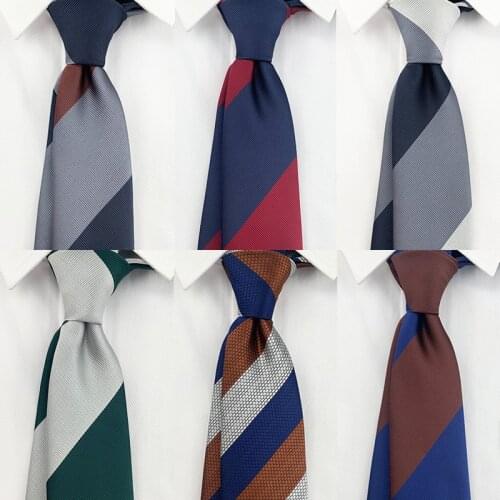 British Style Striped Business Necktie For Men Bridegroom Party Dress Wedding Neck Ties Male Corbatas Gravata Gifts