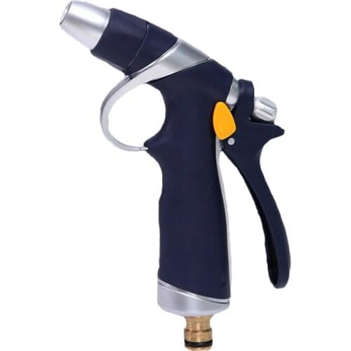 Garden Hose Nozzle Watering Flower Spray Gun High Pressure Water Gun Car Washer Full Copper Adjustable Nozzle for Watering Plant