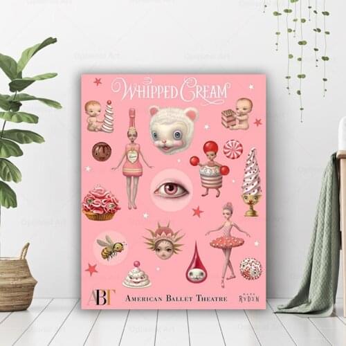 Mark Ryden Whipped Cream Wall Art Canvas Poster And Print Canvas Painting Decorative Picture For Office Living Room Home Decor