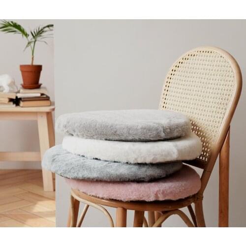 2021 New Cushion Pillow Round Solid Color Rebound Cotton Decoration Sofa Stool Tatami Soft And Comfortable Unchangeable Shape