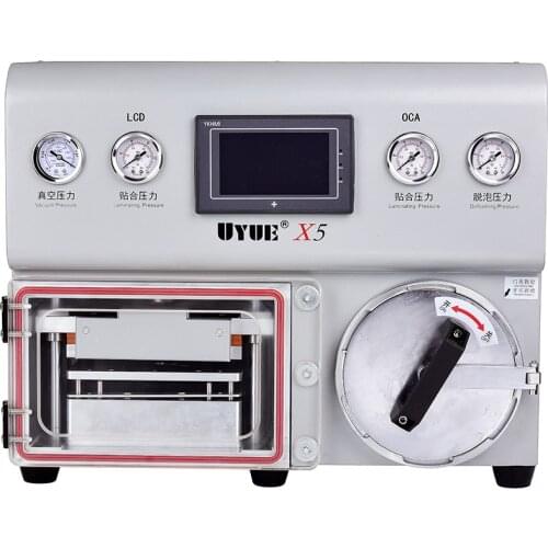 New UYUE X5 Vacuum OCA Laminating Machine for Edge and Straight LCD Refurbish And Bubble Remover