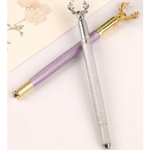 Professional Microblading Pen Permanent Supplies Tattoo Makeup Manual Pen for Microblading Embroidery Eyebrow Eyeliner Lip Tools