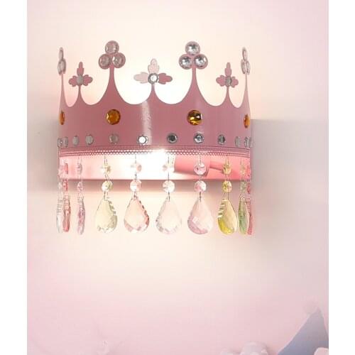 Simple Living Room Decoration Wall Light Modern Home Crystal Wall Lamp Nordic Childrens Room Bedroom Lamps LED Aisle Lighting