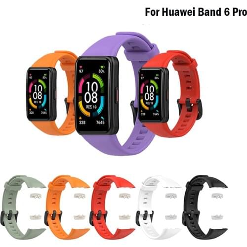 Strap Case For Huawei Honor Band 6 Bracelet Replacement Watchbands for Honor Smart Bands Sports Silicone Wristband Accessories
