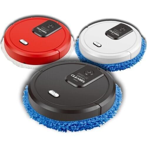 Sweeping Robot Humidifying Spray Wet & Dry Mop Rotary Mopping Rechargeable Lazy Man Vacuum Sweeper Floor Stain Dust Hair Cleaner