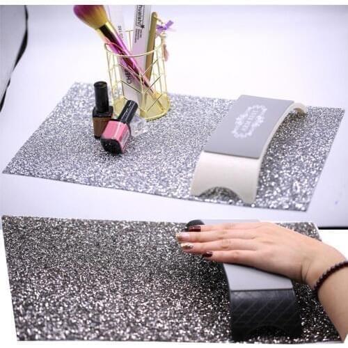 DIY Nail Art Salon Practice Cushion Background Cloth Rhinestone Table Mat Waterproof Rhinestone Design Durable Nail Art Tool