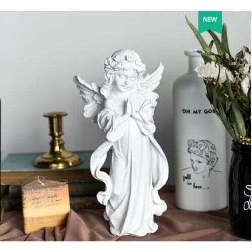 Norse ins angel girl puts out art to restore ancient ways to live in porch sitting room office art adornment decoration