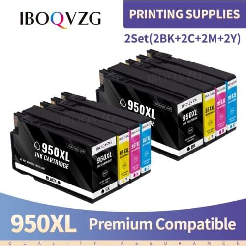 IBOQVZG For HP 950XL 951XL 950 951 XL Replacement Ink Cartridge For HP Officejet Pro 8100 8600 8610 8620 251dw 276dw