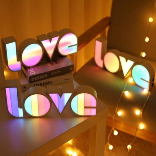 LED LOVE Light Wedding Decoration Table Bride To Be Decoration Party Wedding Bride To Be Valentines Day Party Supplies Letter
